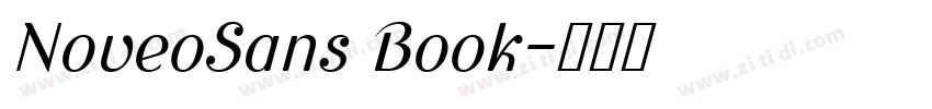 NoveoSans Book字体转换 NoveoSans Book字体转换